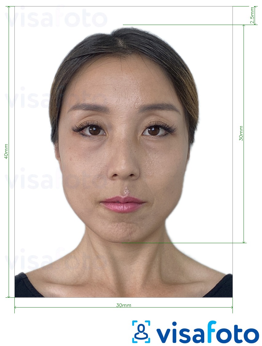 Образец фотографии для __name__ с точными размерами